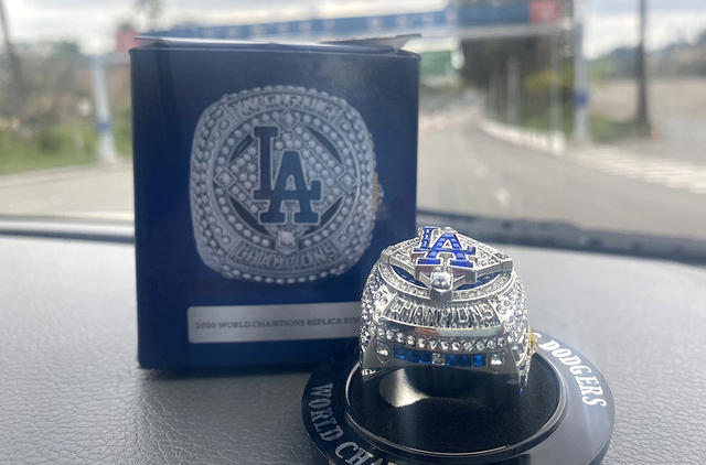 2021 Dodgers Giveaways: 2nd Replica World Series Ring Date Added