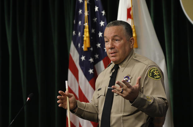 Sheriff Alex Villanueva addressed a news conference to respond to a recent RAND report saying gang-like cliques still exist within the sheriff's department, with some deputies reporting they've been asked to join the groups within the past five years. 