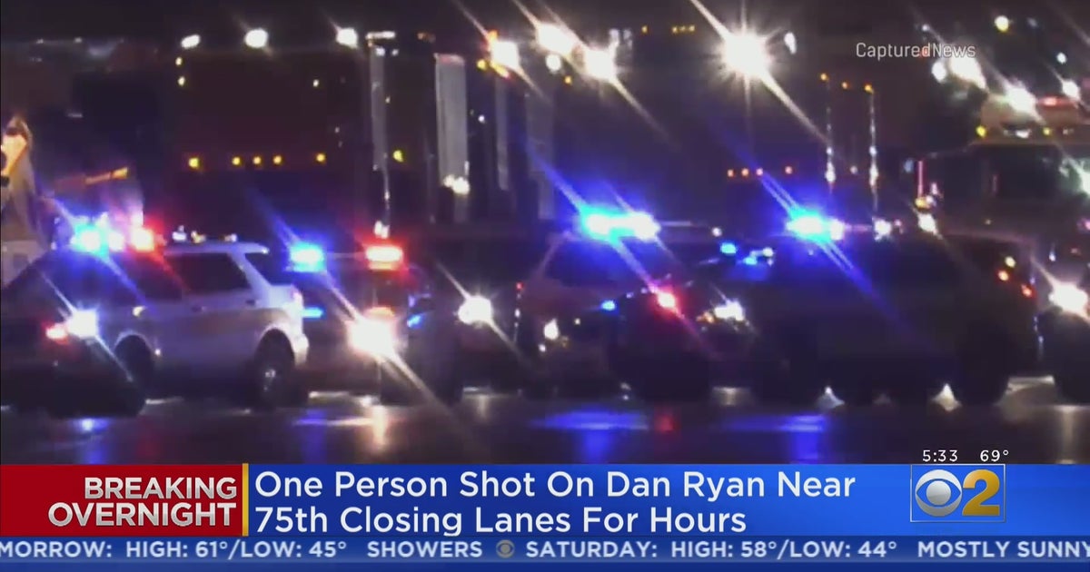 1 Person Shot On Dan Ryan Expressway Near 69th Street - CBS Chicago