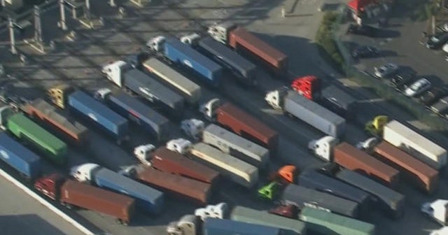 Truck driver shortage fuels supply chain gridlock - CBS News