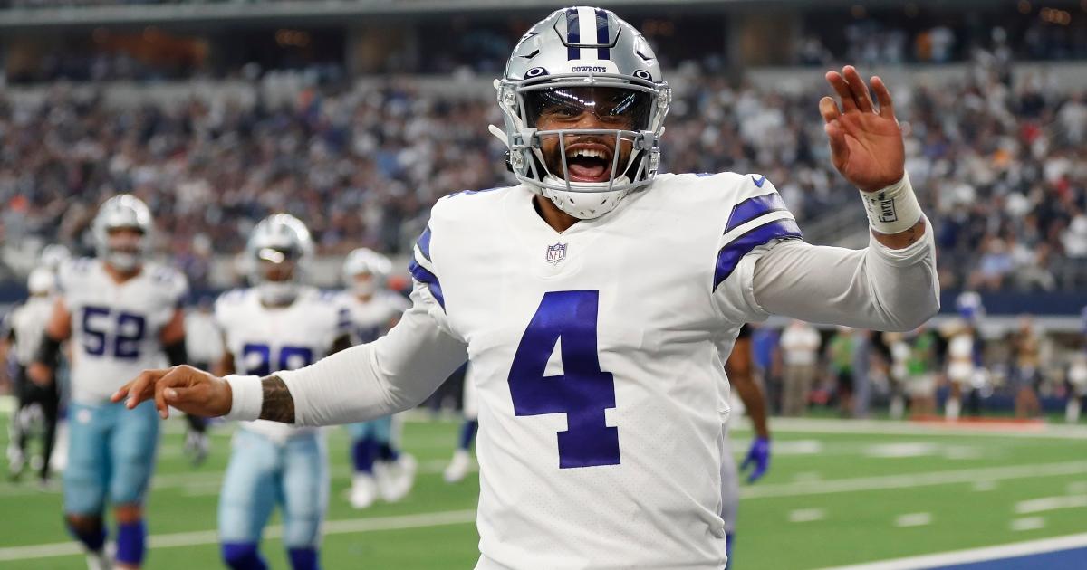 Cowboys' Dak Prescott approaching Tom Brady's record