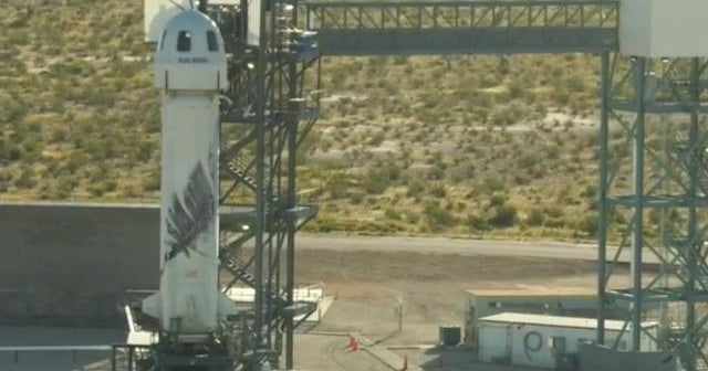 New Shepard rocket prepares for civilian crew launch CBS News