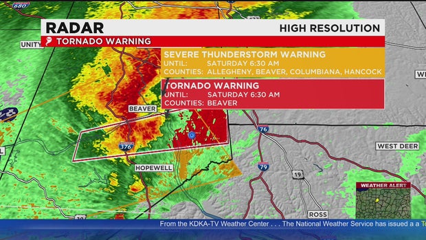 Beaver Tornado Warning 