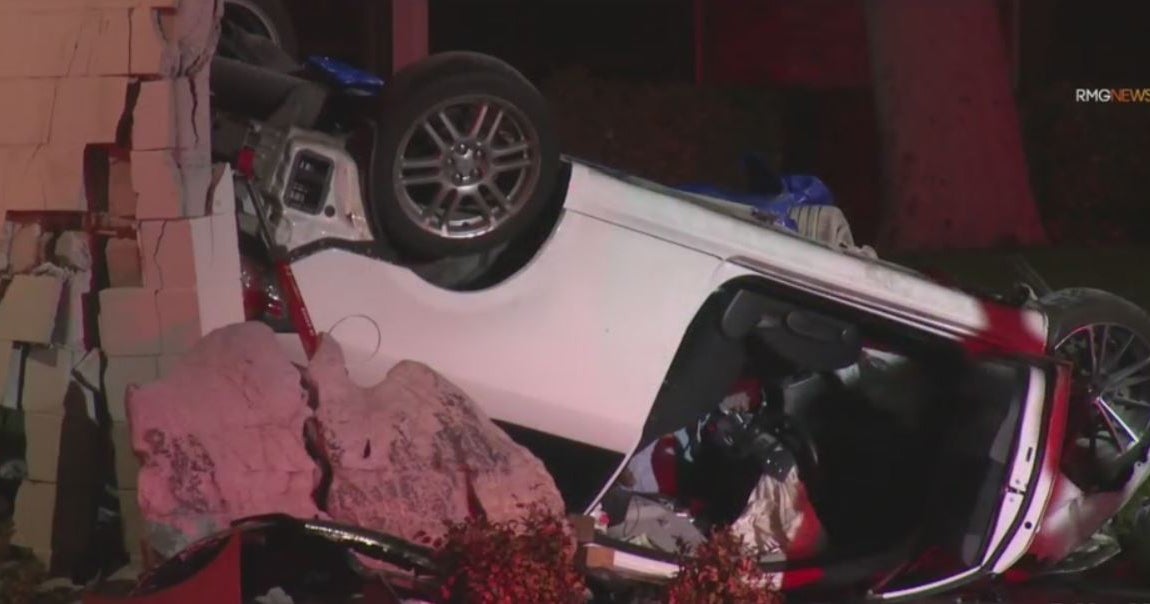One Killed After Car Plows Into Building In Monterey Park CBS Los Angeles