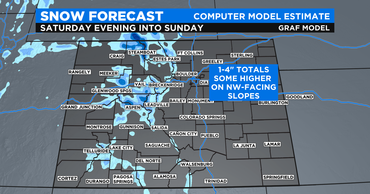 Colorado Weather: Mountain Snow And Wind Expected Saturday Night Into ...