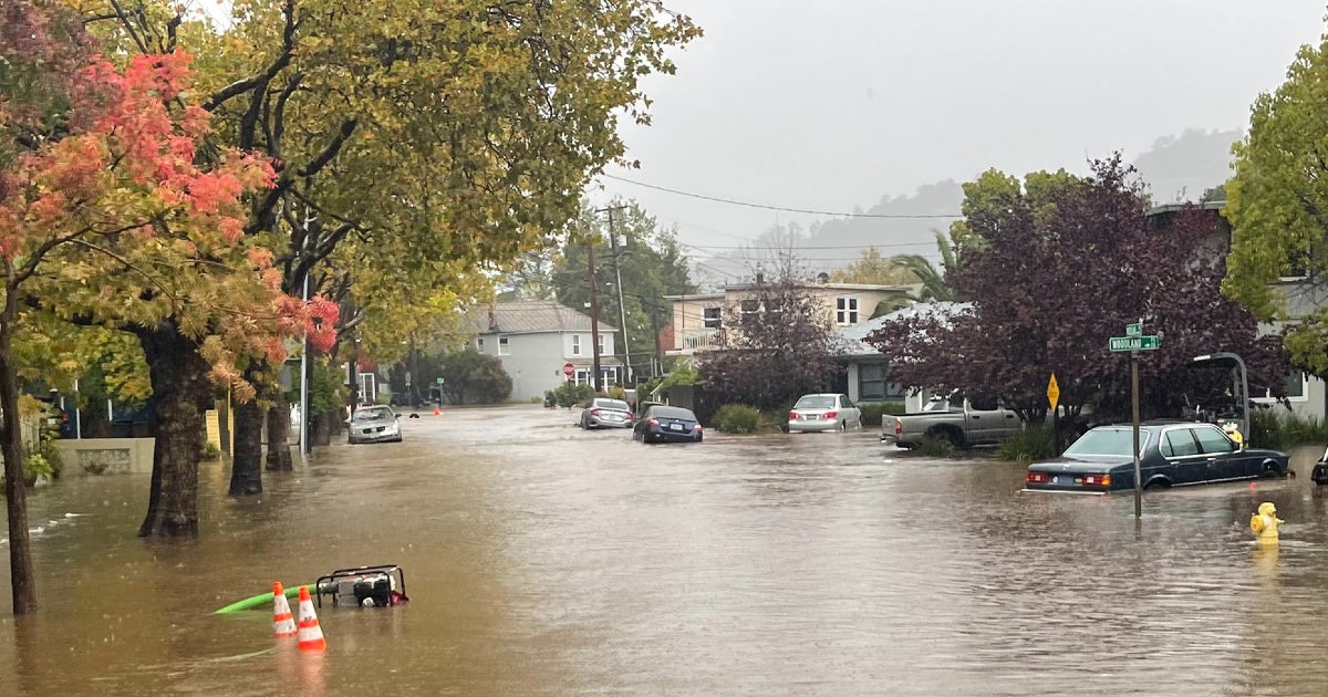 Update Atmospheric River Drenches Northern California With Historic Rainfall Cbs San Francisco