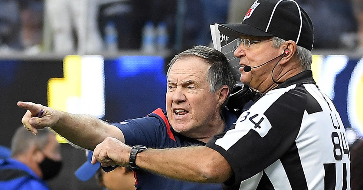 Bill Belichick changed his mind and snuck a challenge flag off of