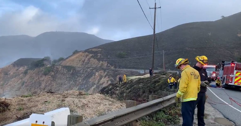Fire Crews Rescue Man Who Drove Over Cliff at Devil's Slide CBS San Francisco