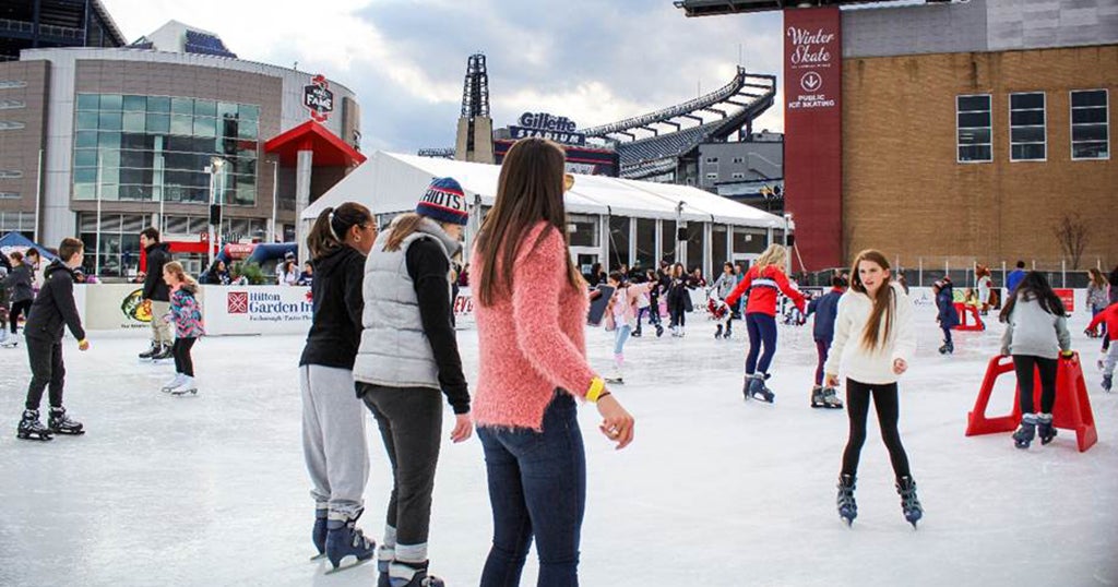 Patriot Place Outdoor Ice Skating Rink Opening Soon For Winter Season
