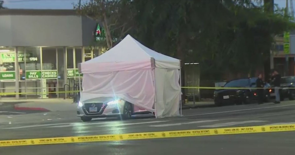 Woman Killed, Man Wounded In Drive-By Shooting In South LA - CBS Los ...