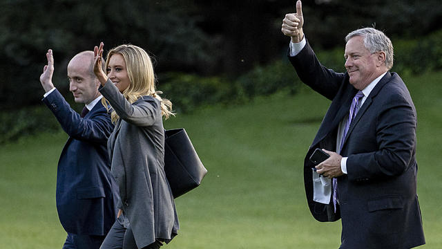 President Trump Departs White House For Campaign Rally In Pennsylvania 