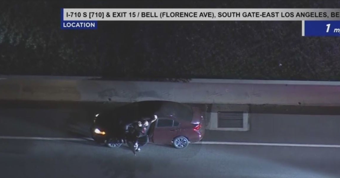 Driver Captured After High-Speed Pursuit Through LA - CBS Los Angeles