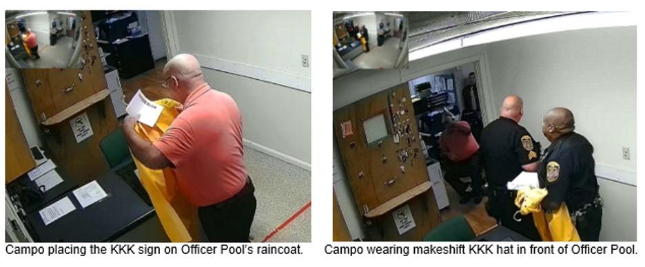 Black officer targeted by police chief's "Ku Klux Klan" note files