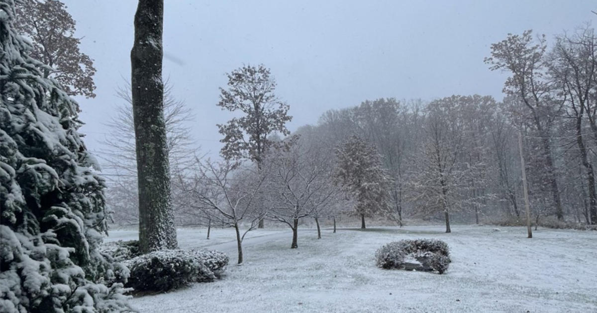 Pittsburgh Area, Western Pa. Get First Snowfall Of The Season CBS