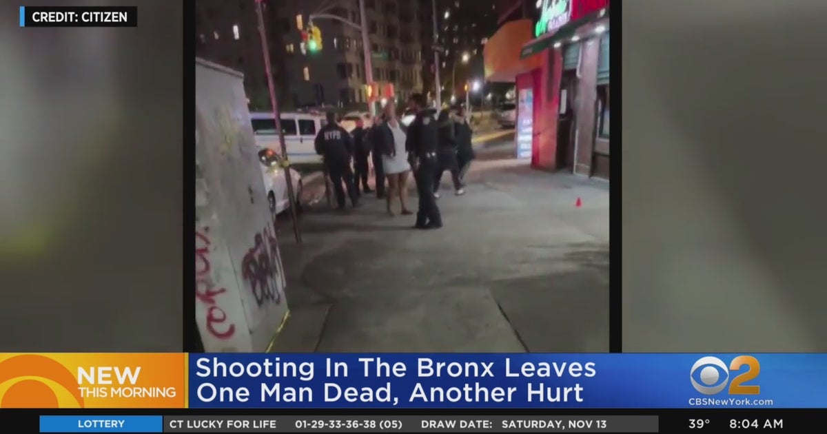 Shooting Leaves 1 Dead, 1 Hurt In Mount Eden, The Bronx CBS New York