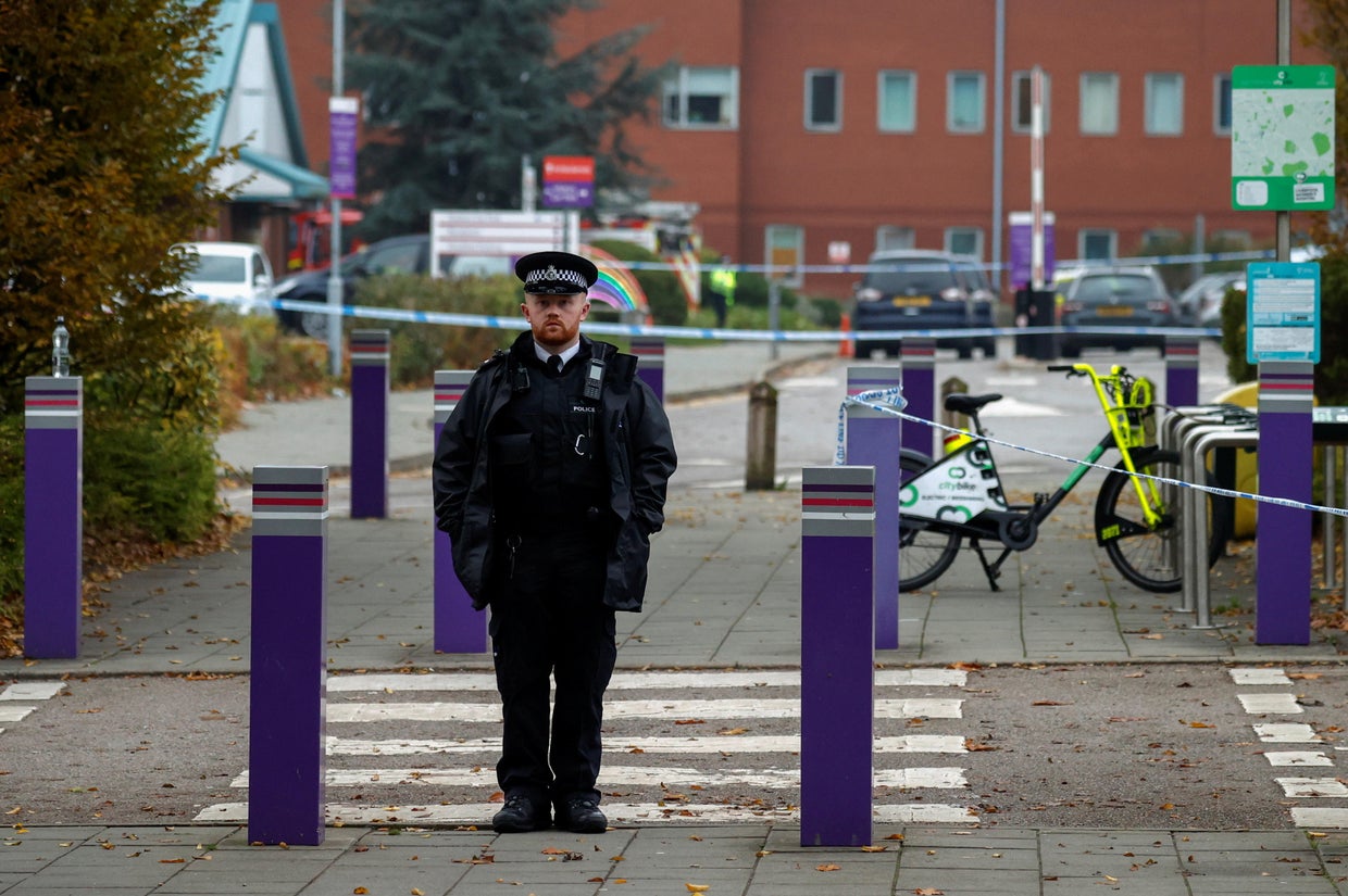 Scene of a car blast at Liverpool Women's Hospital in Liverpool 