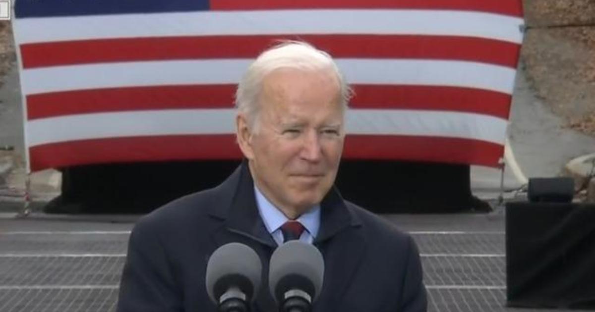 Biden Touts Infrastructure Bill In Visit To New Hampshire Cbs News 2355