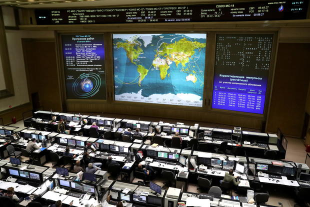 Mission Control Centre of Russia's Roscosmos space agency 