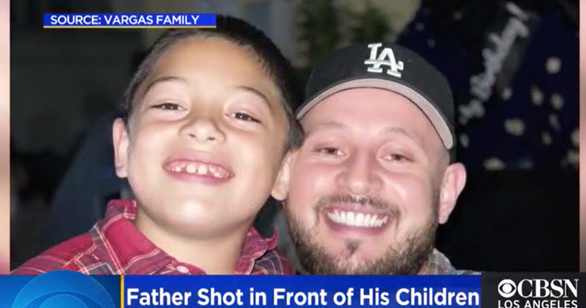 Father Shot And Killed In Front Of His Children - CBS Los Angeles
