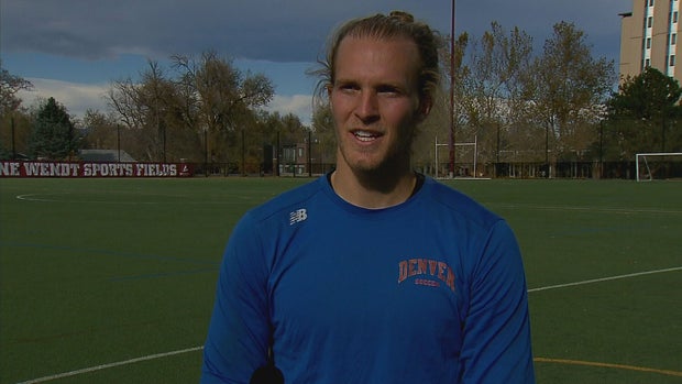 du soccer goalie kobe gray 