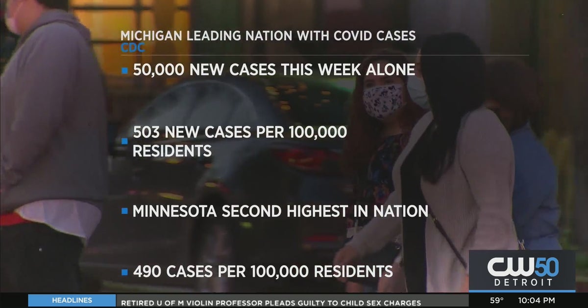 Latest CDC Data Shows Michigan Leading Nation In COVID-19 Cases - CBS