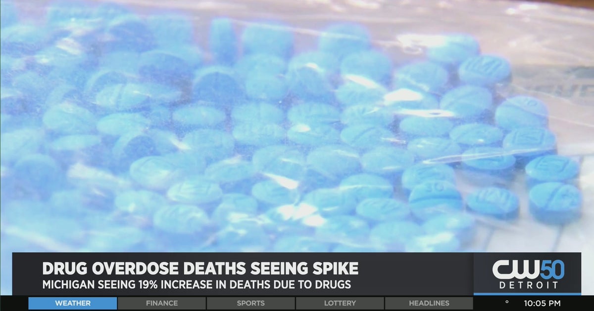 CDC: Michigan Sees 19% Increase In Drug Overdose Deaths - CBS Detroit
