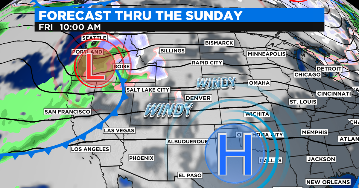 Colorado Weather Warmer and Windy Friday, A Little Moisture For The