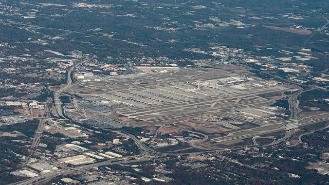 aerial view of Hartsfield–Jackson Atlanta International Airport 