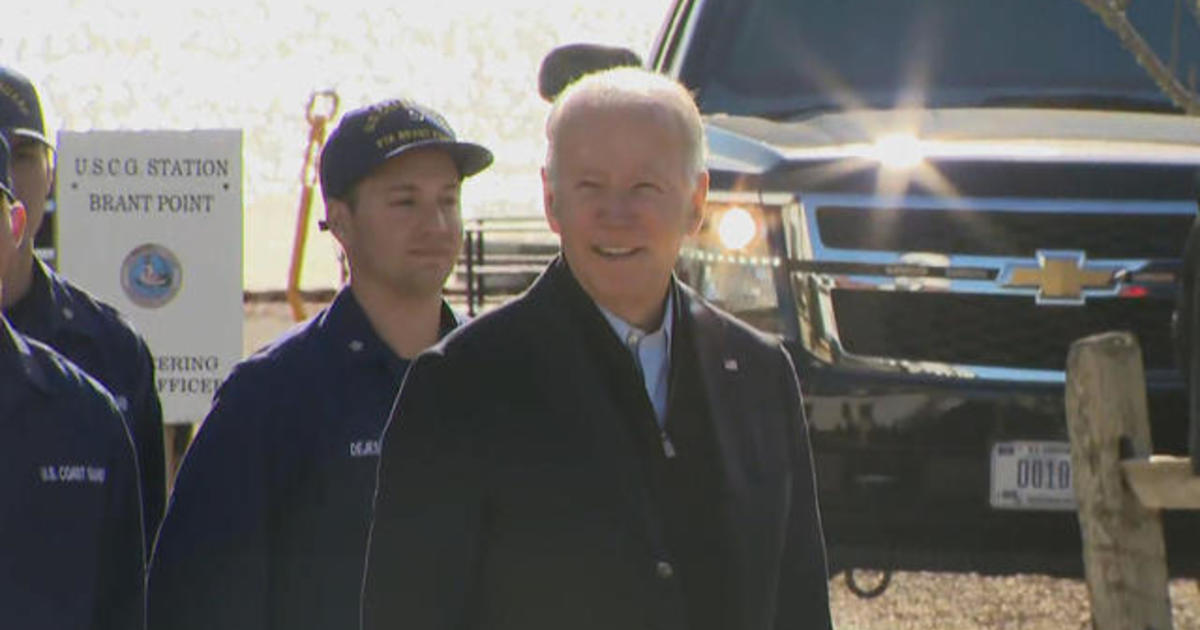 Biden Spends First Thanksgiving As President On Nantucket - CBS News