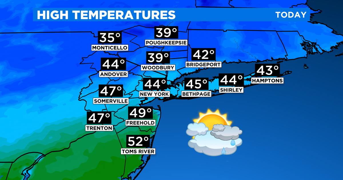 CBS2 Weather Headlines: Passing Rain, Snowflakes Possible Sunday ...