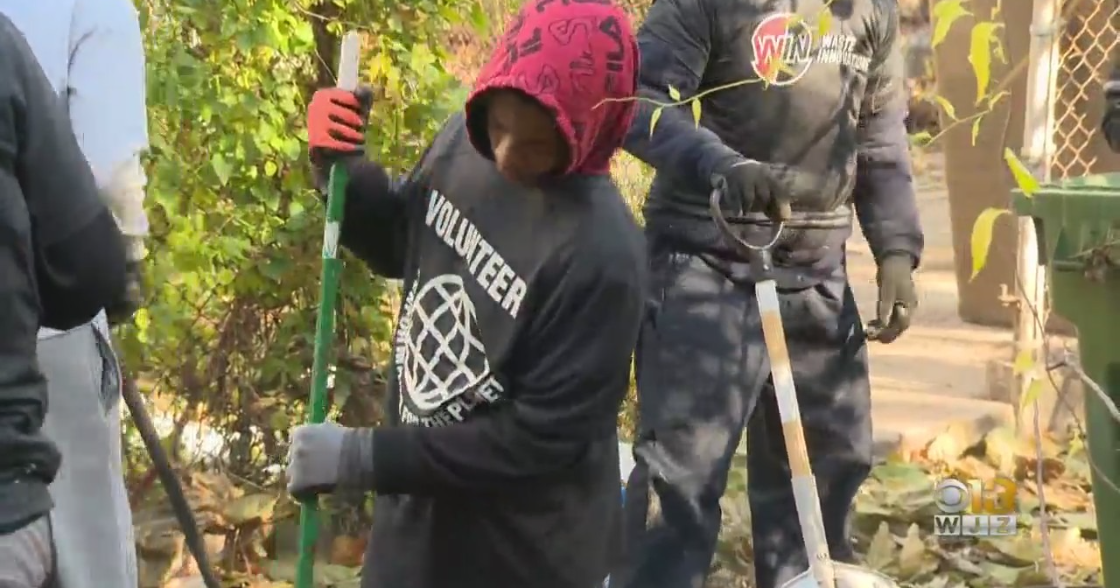 Young People Clean Up Behind Area In Baltimore Plagued By Illegal ...