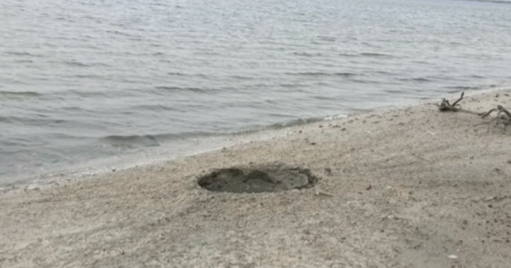 Blast Leaves Behind Mysterious Crater On Fox Island 'A Huge Boom