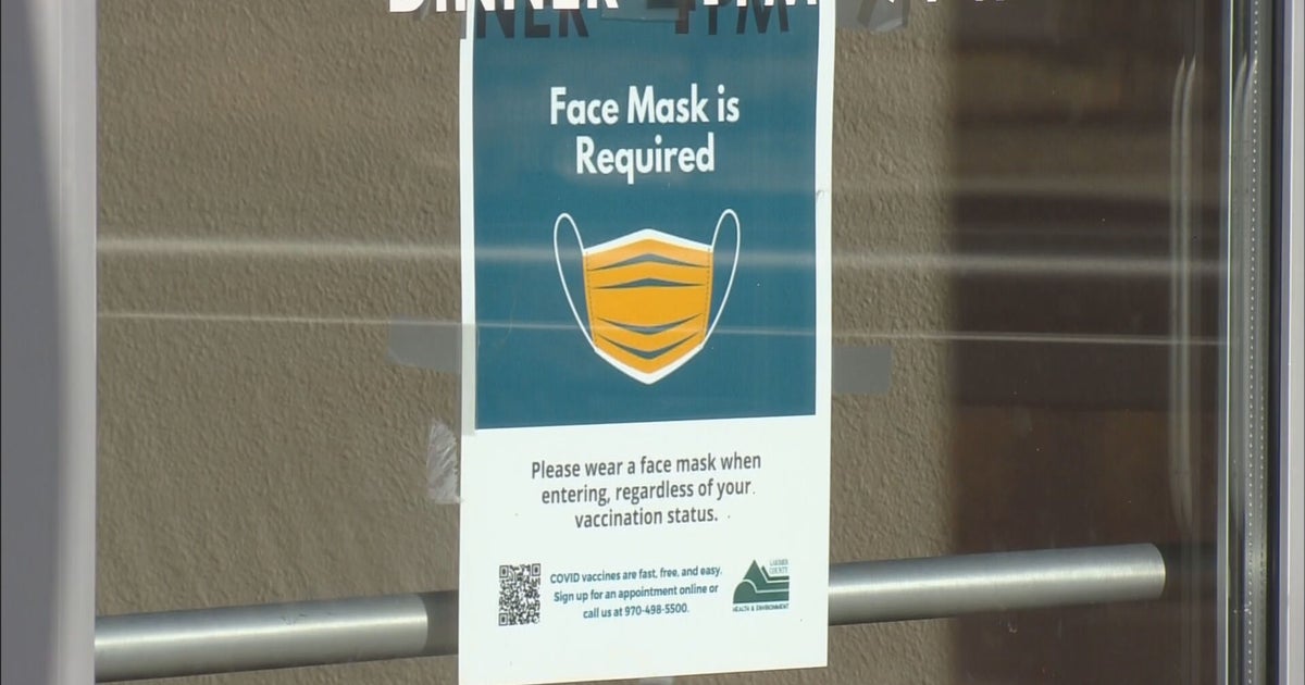Numerous Larimer County Businesses Failing To Follow Mask Mandate - CBS ...