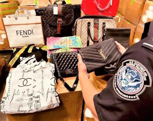 Counterfeit designer goods seized at Macomb flea market