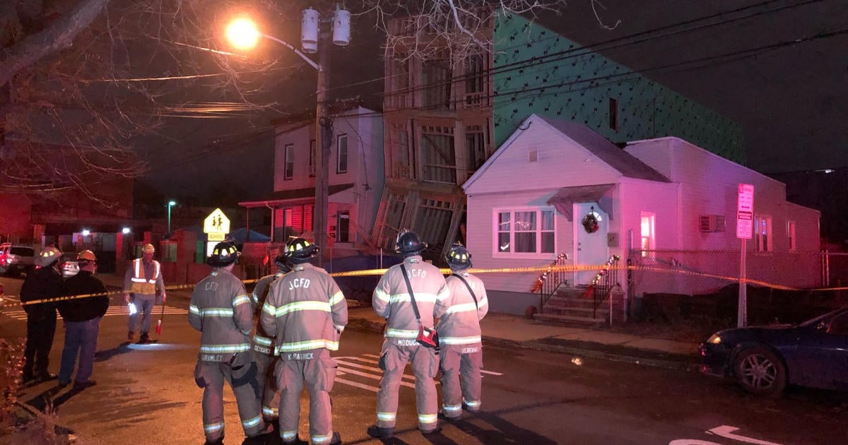 Fire Officials: Powerful Winds Blow Jersey City Building Under ...