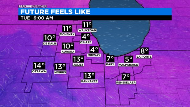 Tuesday AM Wind Chills: 12.06.21 