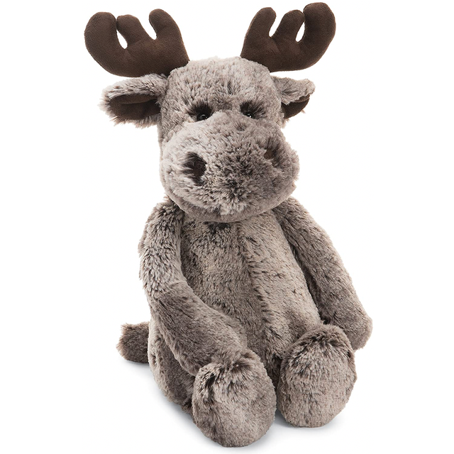 Jellycat Bashful Marty Moose Stuffed Animal 