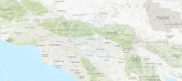 Magnitude-3.6 Earthquake Rattles San Gabriel Mountains North Of Rancho Cucamonga 