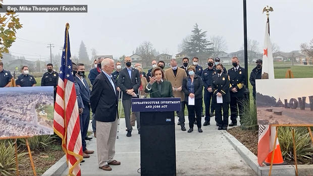 Infrastructure Press Conference in Santa Rosa with Speaker Pelosi 