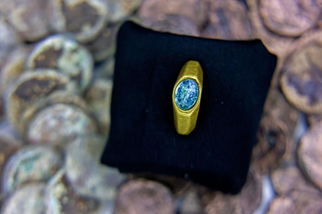 Gold ring with Jesus symbol among treasure trove found in ancient shipwreck off Israel - CBS News