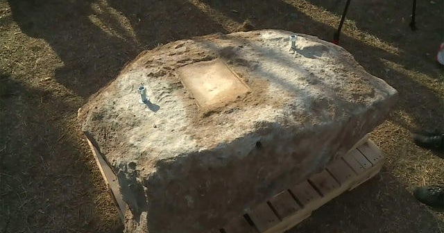 Time capsule hidden beneath Robert E. Lee statue is opened CBS News