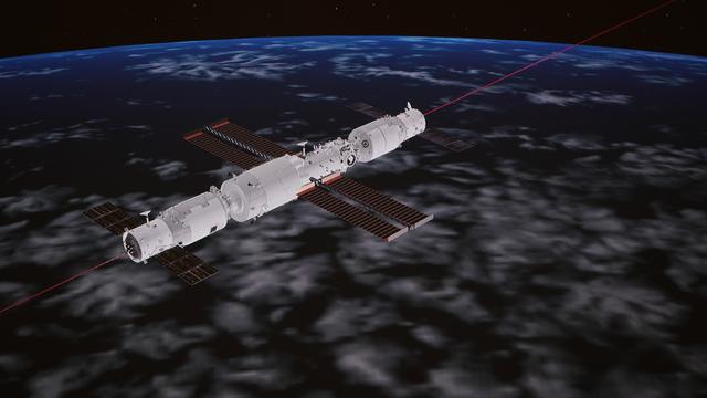 CHINA-TIANZHOU-3-CARGO SPACECRAFT-DOCKING (CN) 