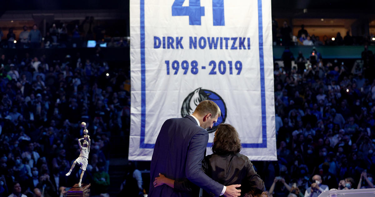 Dirk Nowitzki's Personal Memorabilia On Display During Dallas Mavericks'  Jersey Retirement Ceremony