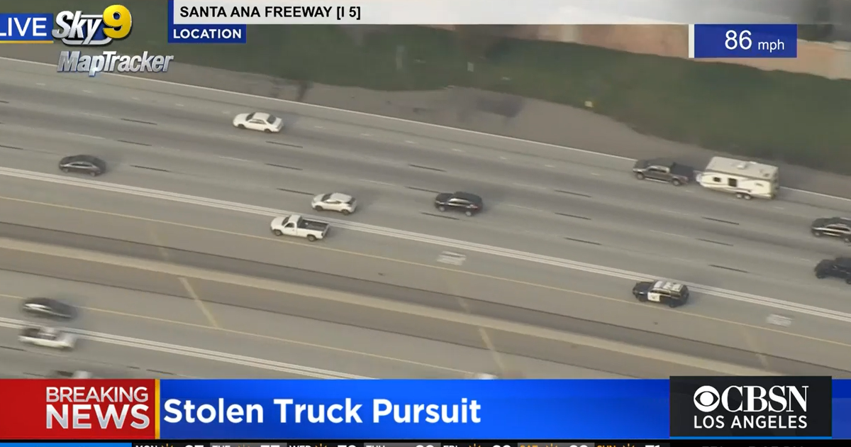 Stolen Vehicle Suspect Leads Authorities On Pursuit From LA County To ...