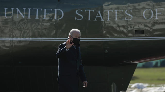 President Biden Returns To Washington From Camp David 