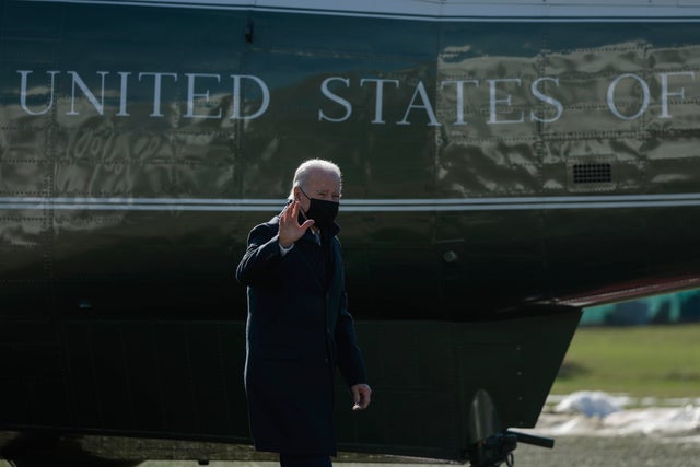 President Biden Returns To Washington From Camp David 