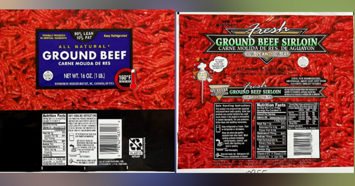 Recall Beef Processed By Oregon Company And Sold In California Could