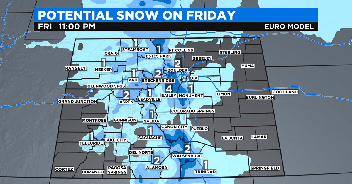 Colorado Weather: Quick Shot Of Light Snow And Cold Temps On Track For ...