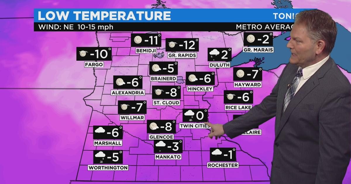 Minnesota weather: More clouds Tuesday after dusting of snow