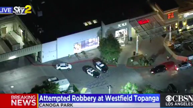 Police Say No Signs of Shooting at Canoga Park Mall Where Gunfire Reported;  2 Detained in Possible Robbery